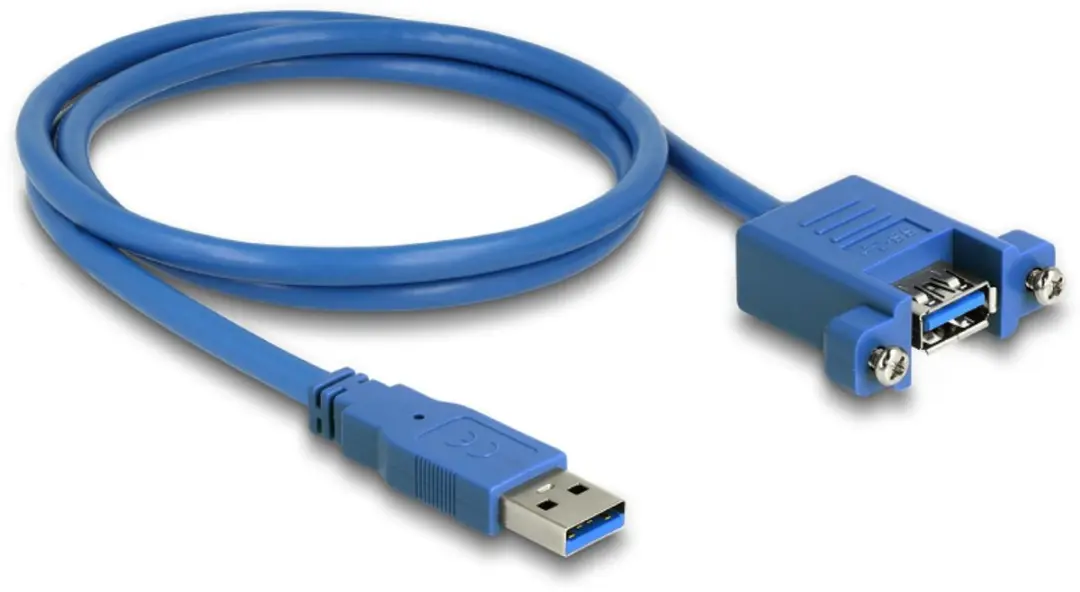 Delock USB 3.0 A Male naar A Female Kabel 1m