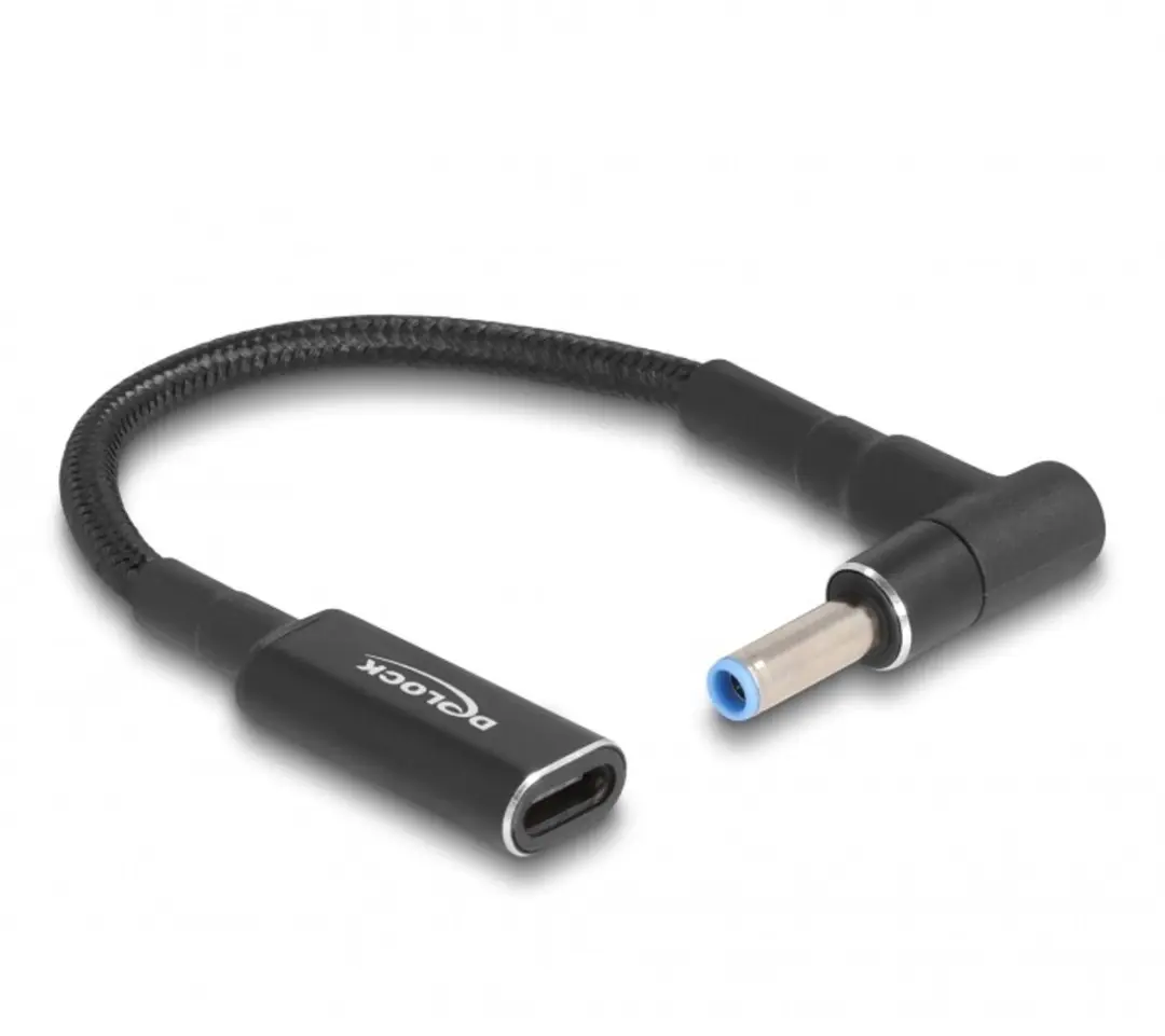 Delock USB-C naar HP/Compaq Notebook Laadadapter 4,5x2,8mm