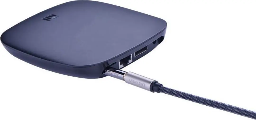 Ugreen UG084 3.5mm Adapter - Zwart/Goud - afbeelding 6 van 6