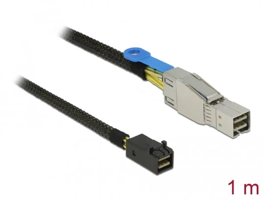 Delock Mini SAS HD Kabel SFF-8644 naar SFF-8643 1m