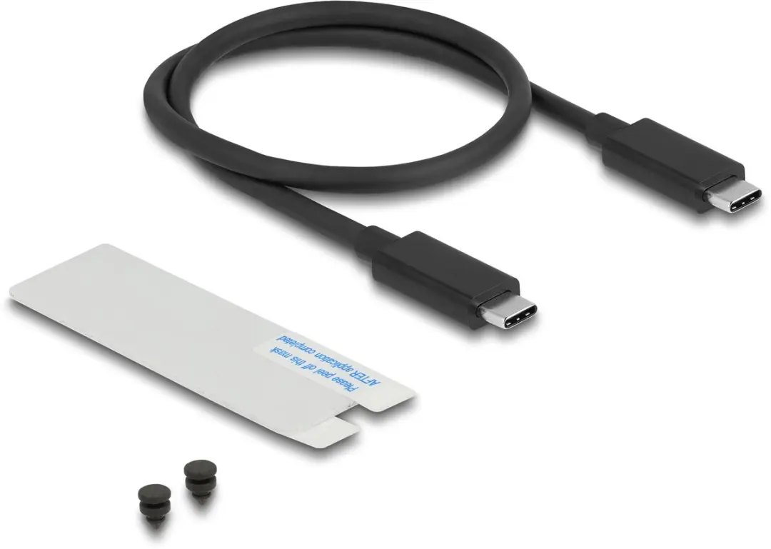 Delock USB 42025 M.2 NVMe Behuizing - Grijs