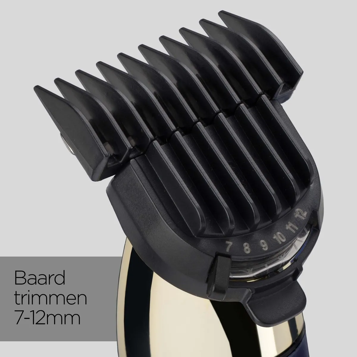 Babyliss Super-X Metal Series T992E Baardtrimmer - Blauw/Goud
