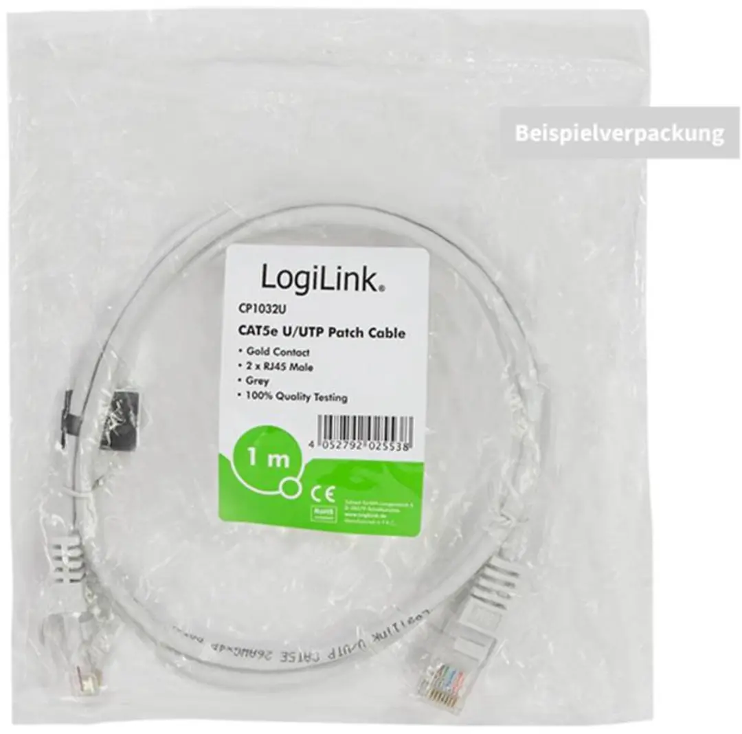 Logilink CP1142U Netwerkkabel CAT5e 50m - Grijs