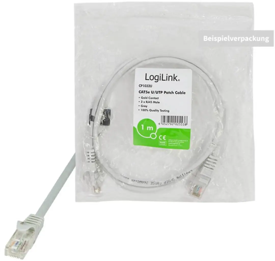 Logilink CP1142U Netwerkkabel CAT5e 50m - Grijs