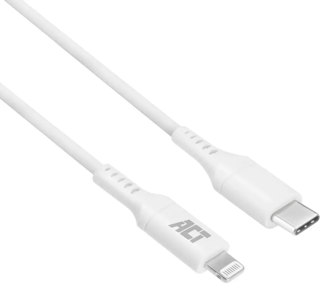 ACT AC3014 USB 2.0 Kabel - C naar Lightning 1m - Wit