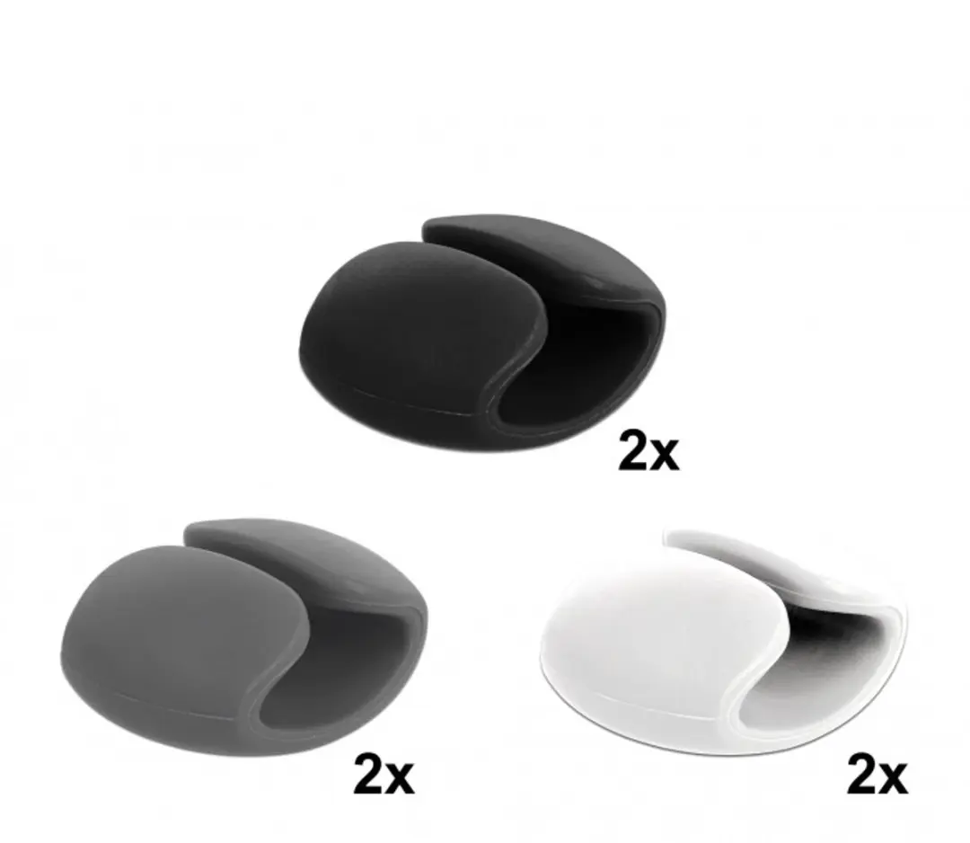 Delock Kabelhouders 6 Stuks