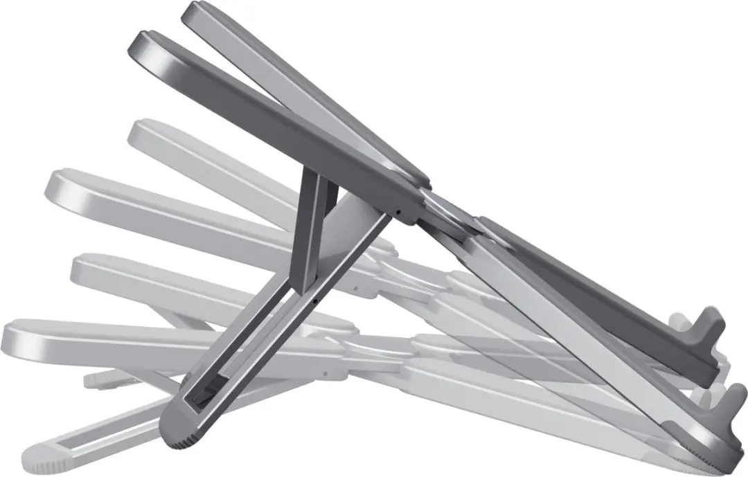 Trust MACY Laptopstandaard 25647 - Verstelbaar - tot 17 inch - Aluminium Grijs