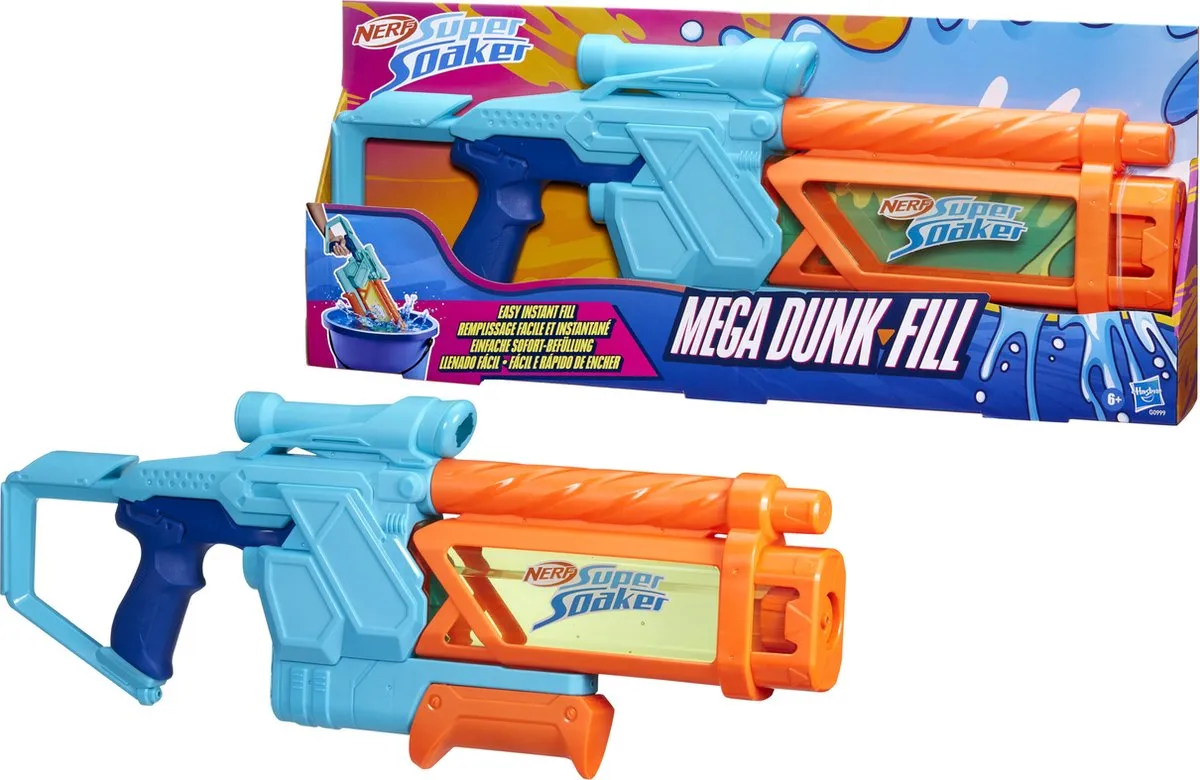 Nerf Super Soaker Mega Dunk-Fill Waterpistool 1005ml - Multicolor