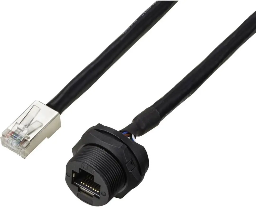 Tru Components TC-E13T-FR6-PWF/MR6-NCA-0.5PV-JD RJ45-bus