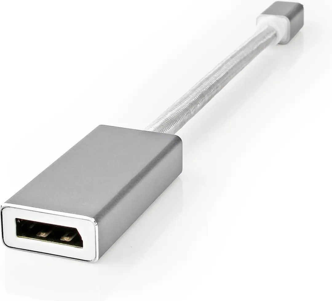 Nedis Mini DisplayPort-Kabel CCTB37450AL02 - 0,20m - Verguld - Zilver