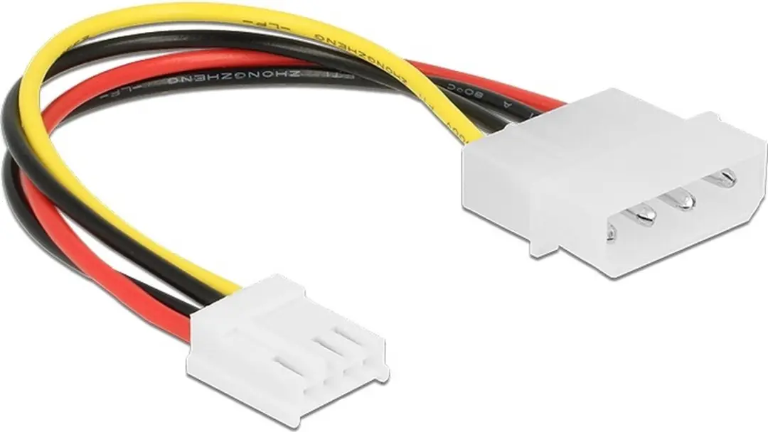 Delock Molex Floppy Voedingskabel 0,10m