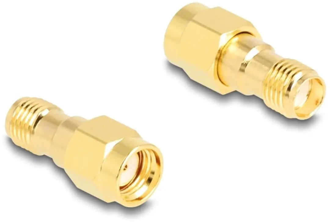 Delock RP-SMA Male naar SMA Female Adapter HBI59-1