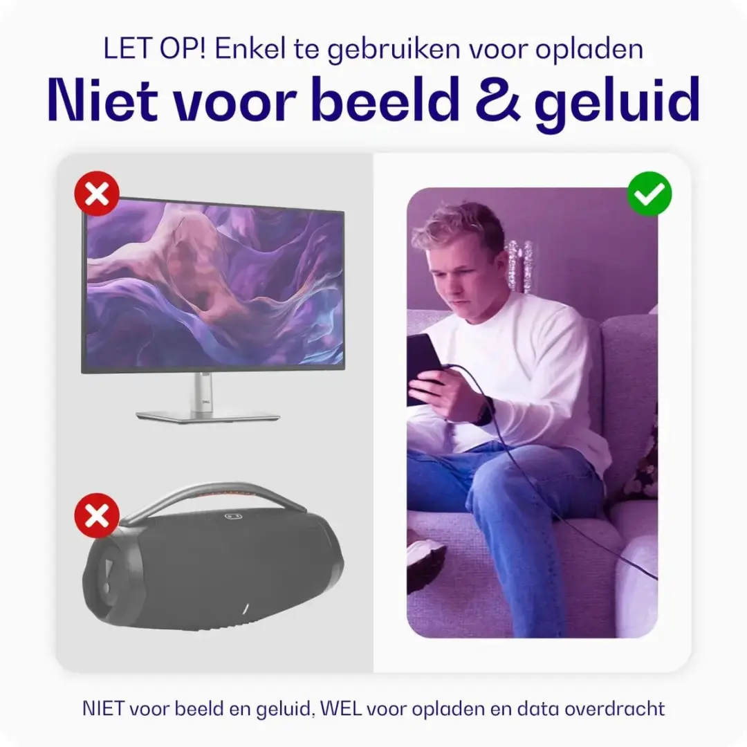 Buddi Flex USB 3.0 Verlengkabel A-A 1M - Zwart