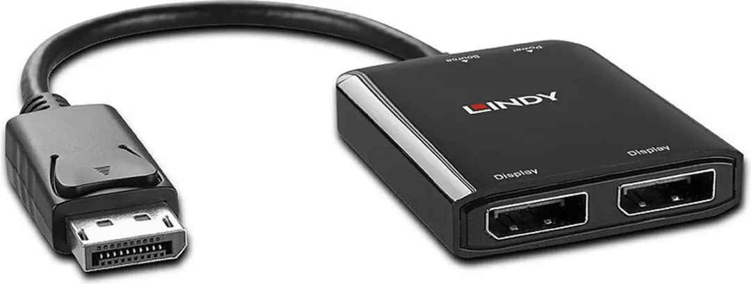 Lindy 38430 DisplayPort Adapter - Zwart