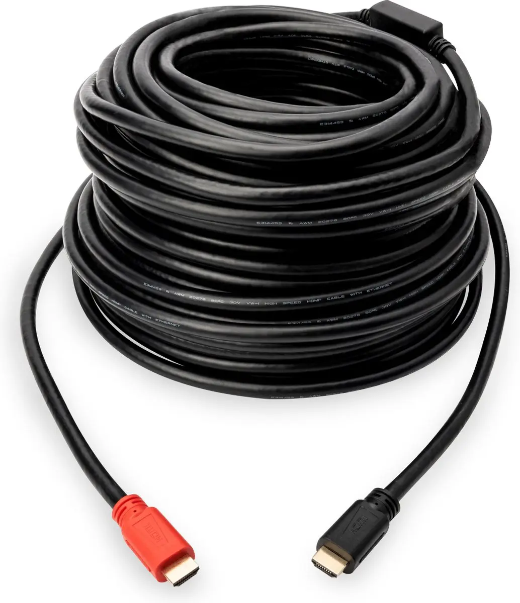 Digitus DB-330118-100-S HDMI-kabel 10m - Zwart