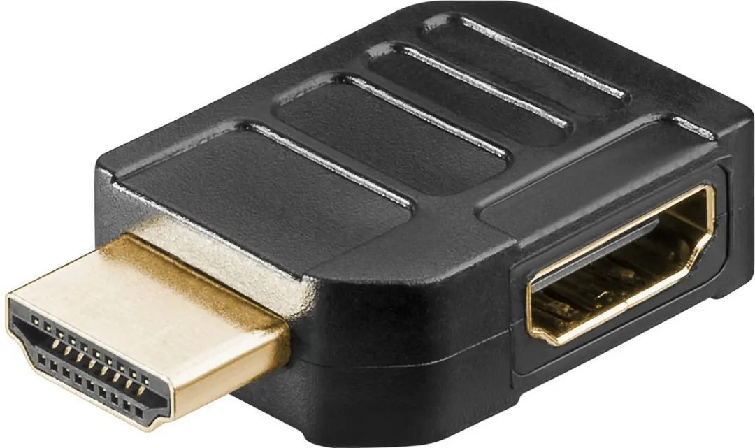Goobay HDMI 2.1 Adapter Haaks Links 8K60Hz - Zwart