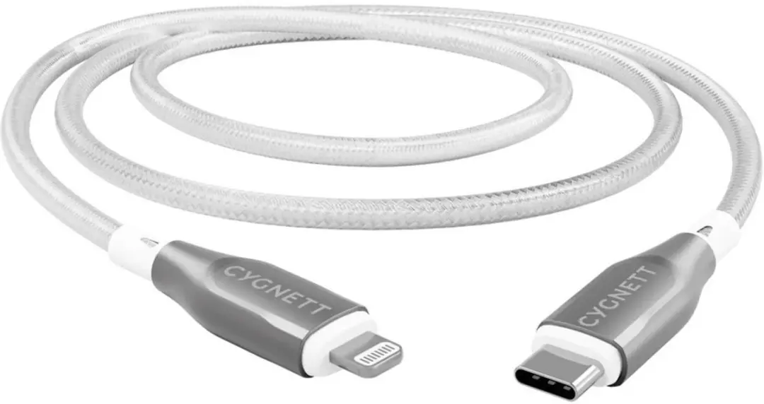 Cygnett USB-C naar Apple Lightning Kabel MFI 2m - Wit
