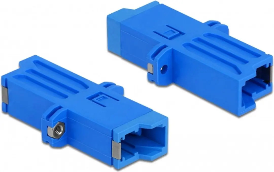 Delock Optic Fiber Coupler E2000 Simplex Blauw