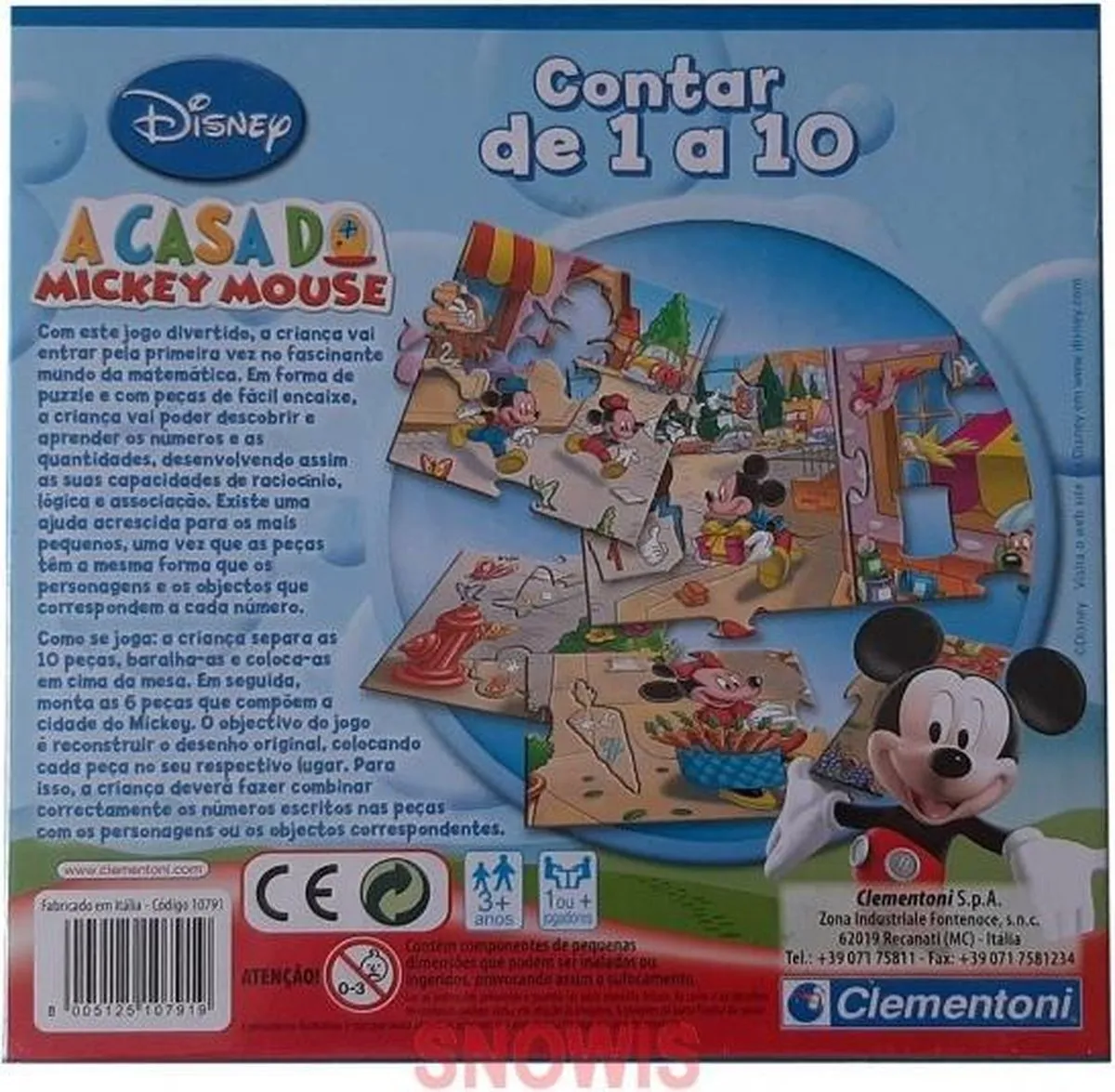 Clementoni Mickey's Clubhuis Puzzel