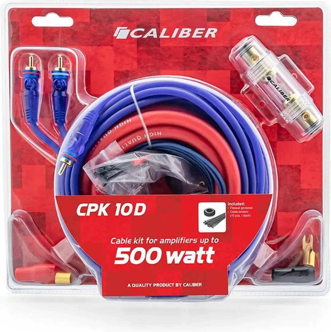 Caliber CPK10D Kabelset Subwoofer Auto