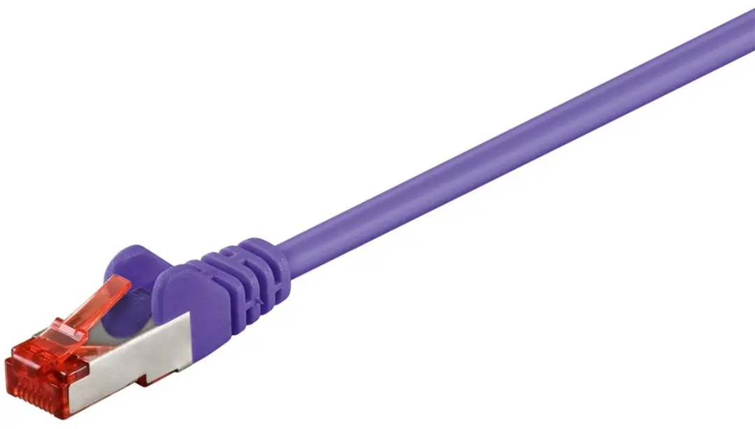 Goobay CAT 6 Patchkabel S/FTP Paars 0,25m