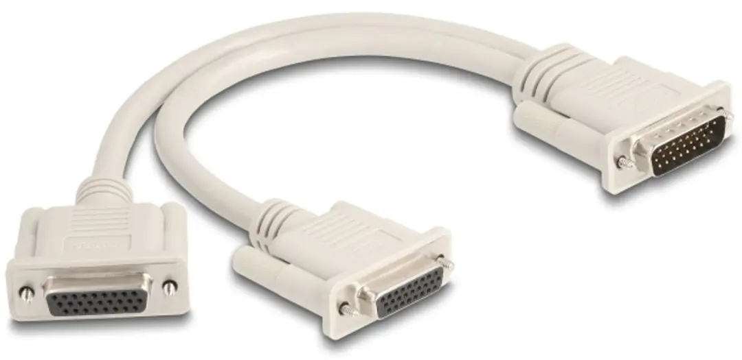 Delock Y-Cable D-Sub 26P Male naar 2x D-Sub 26P Female