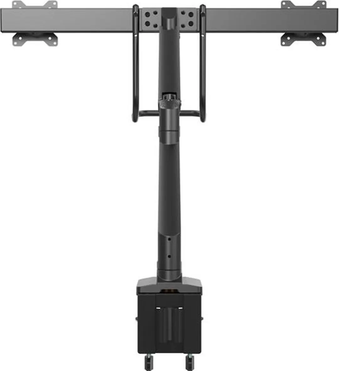 Startech ARMSLMBARDUO Dual Monitorarm - Zwart