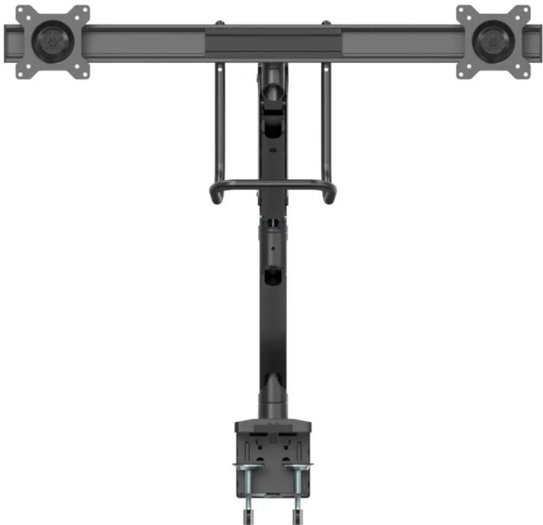 Startech ARMSLMBARDUO Dual Monitorarm - Zwart