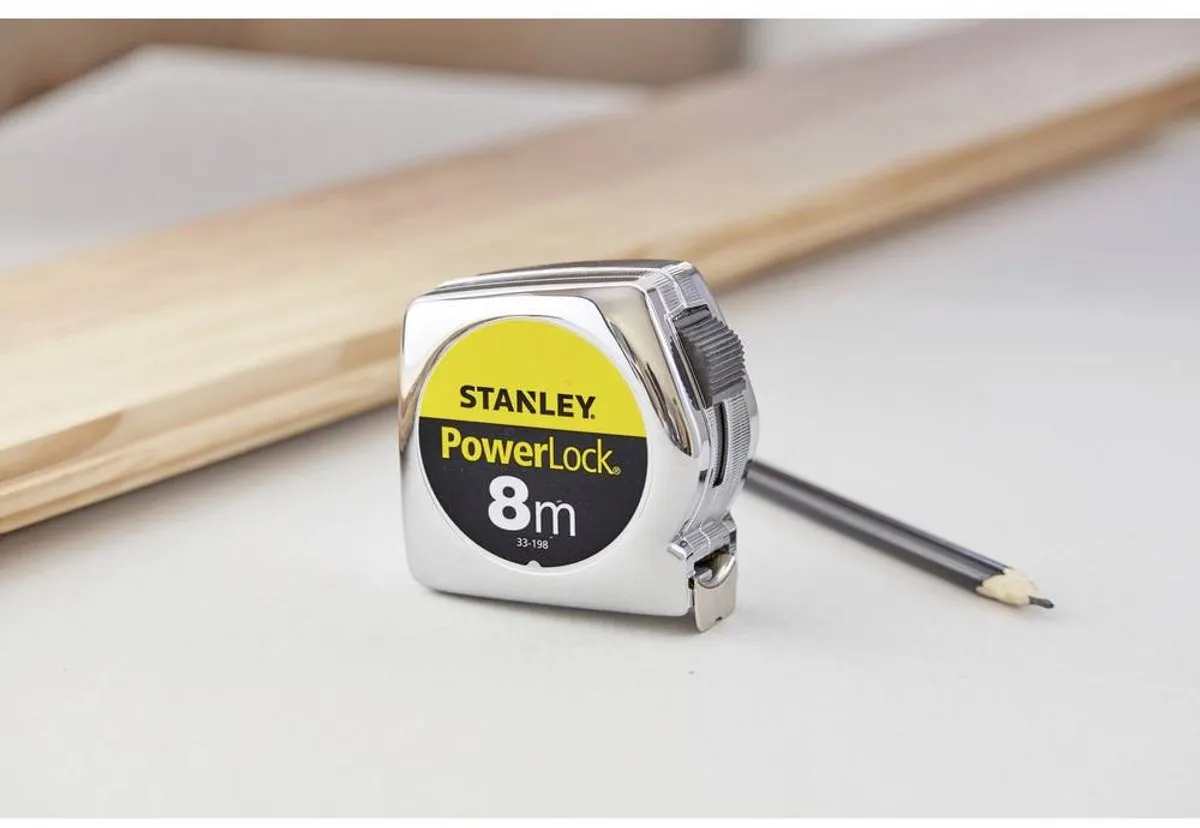 Stanley Rolbandmaat Powerlock 8m - 25mm - afbeelding 6 van 6