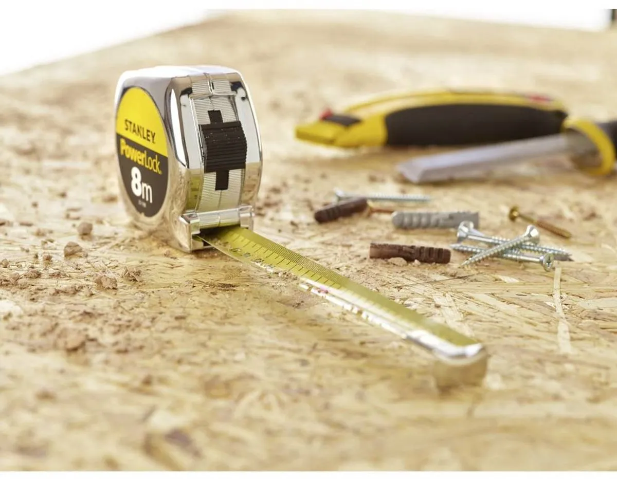 Stanley Rolbandmaat Powerlock 8m - 25mm