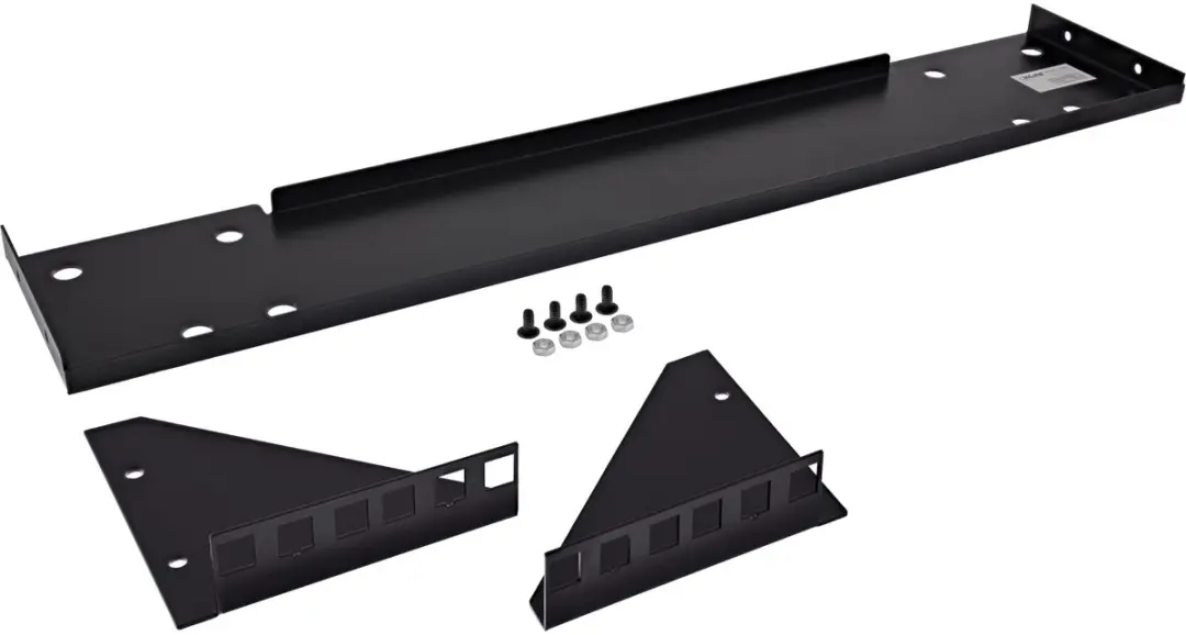 InLine Bureaubeugel 19" 2U - Zwart