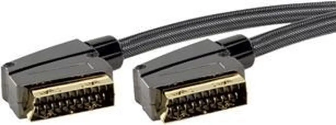 Konig PAV-1040-0.75 SCART-kabel 75cm - Vergulde connectoren