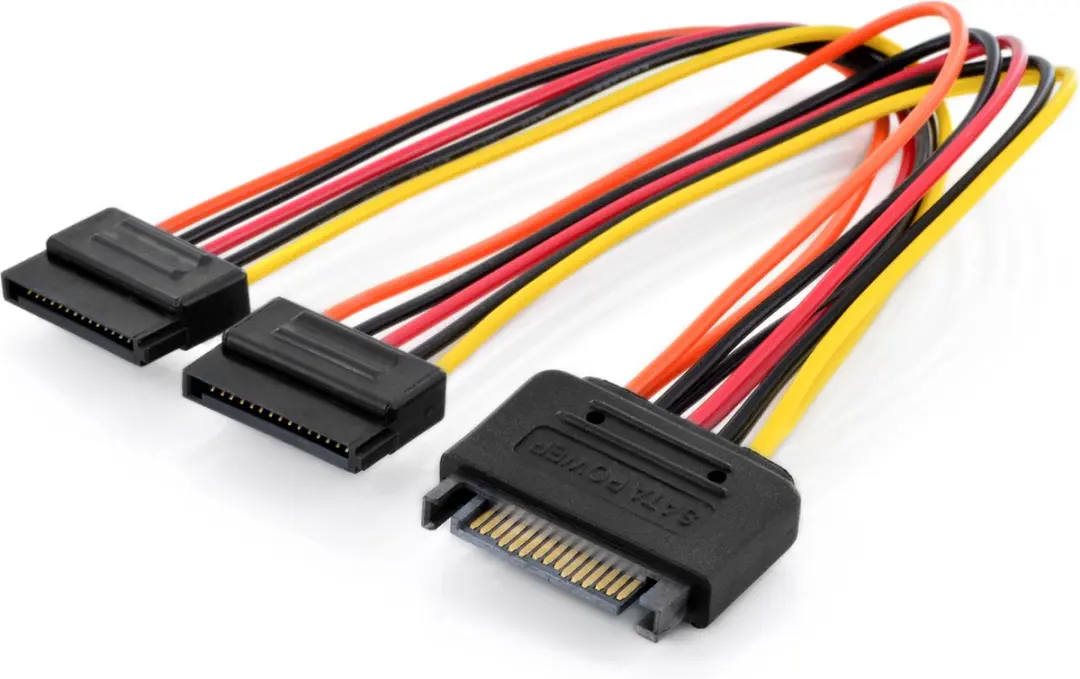 Digitus Stroomkabel SATA 2x naar 1x