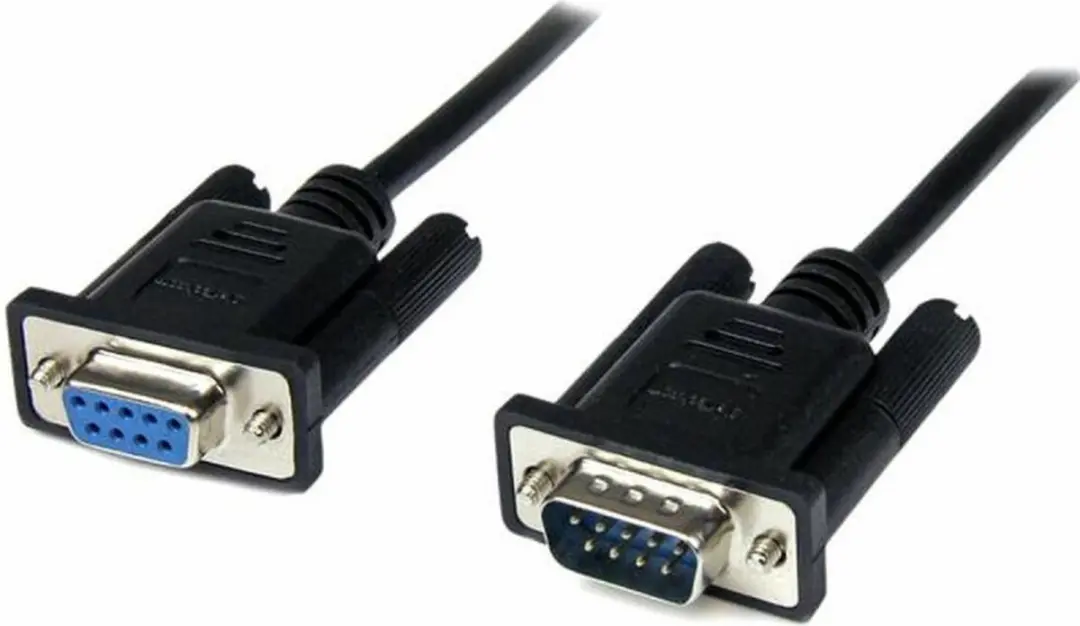 Startech DB9 RS232 Nullmodemkabel 1m - Zwart