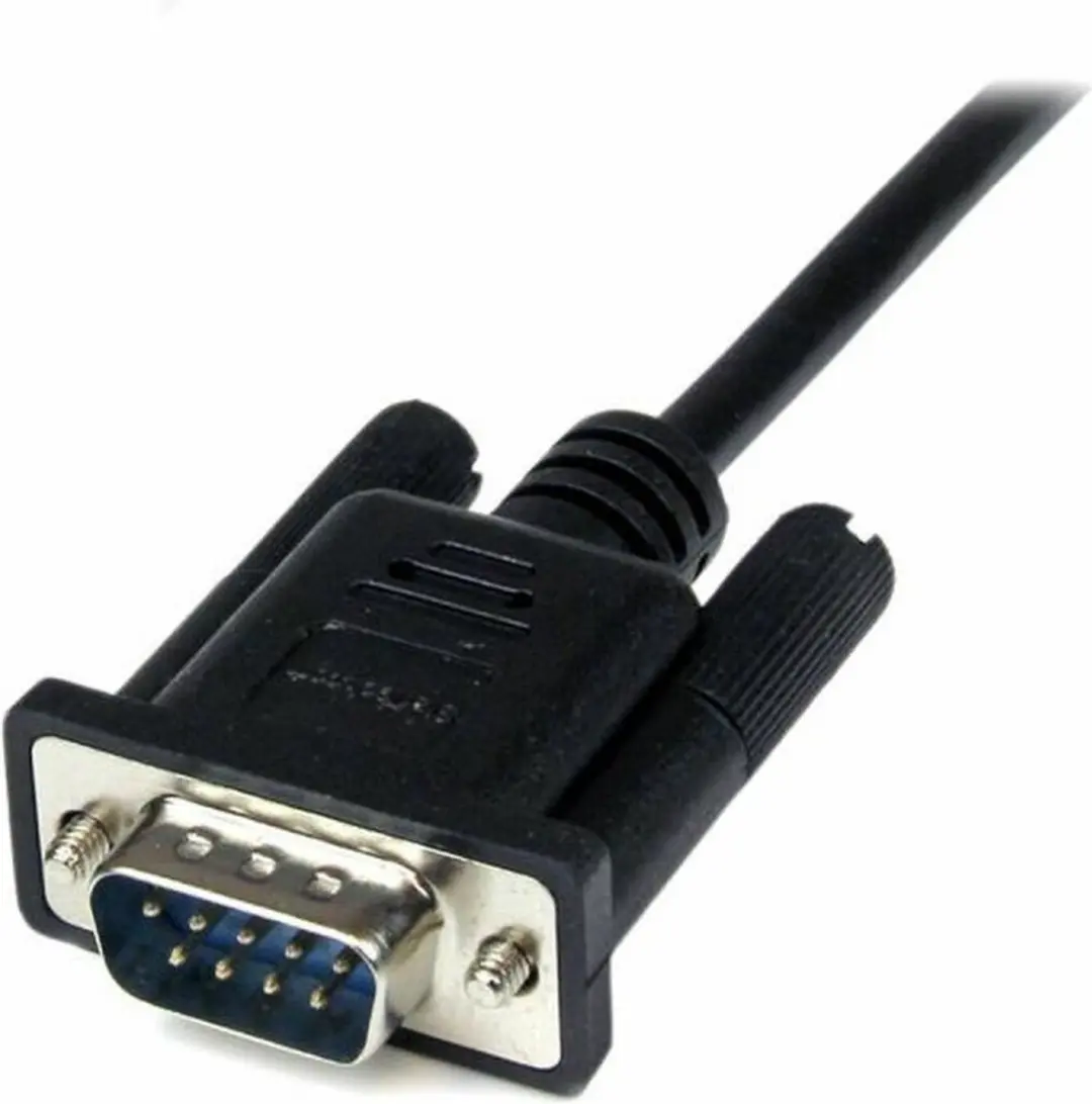 Startech DB9 RS232 Nullmodemkabel 1m - Zwart