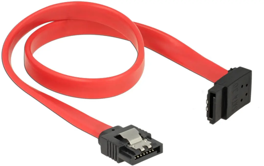 Delock SATA Datakabel 6 Gbit/s - Rood - 0,30m