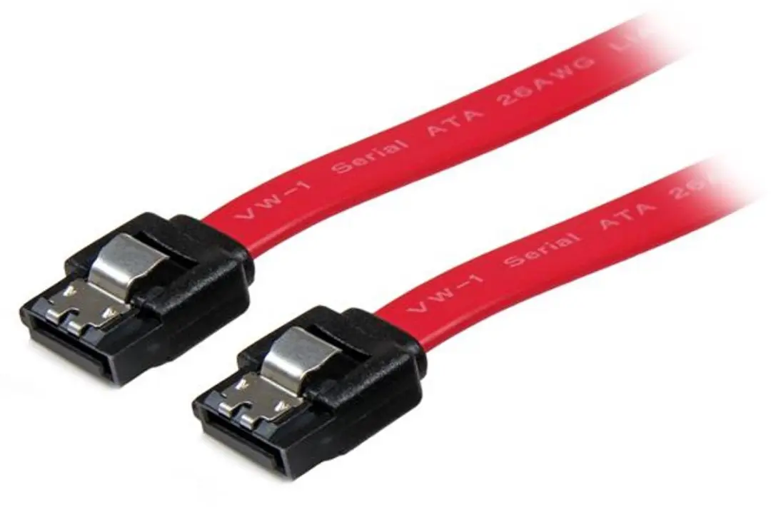 Startech LSATA8 Vergrendelbare SATA Kabel 20cm - Rood