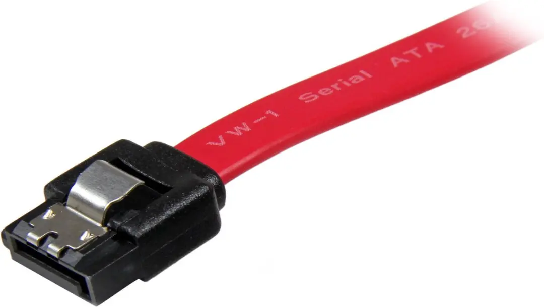 Startech LSATA8 Vergrendelbare SATA Kabel 20cm - Rood