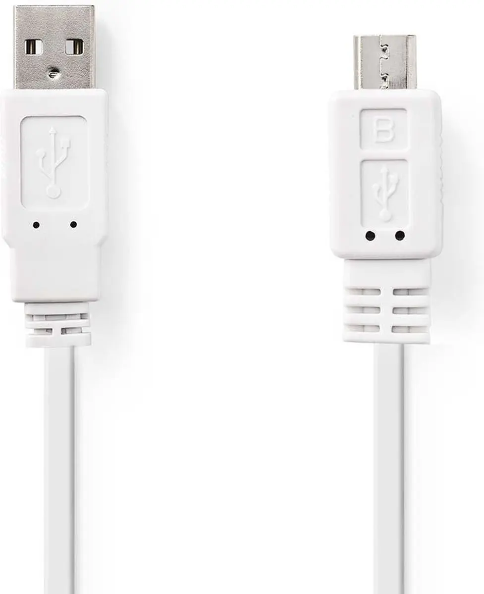 Nedis USB 2.0 A naar Micro-B Kabel 1m