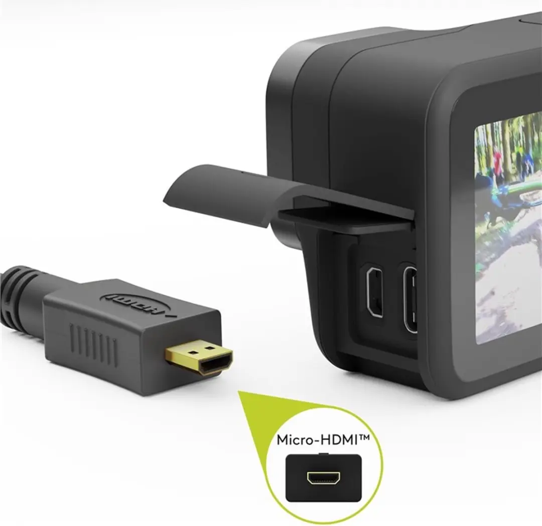Goobay HDMI Adapter Micro HDMI naar HDMI 0.15m - Zwart