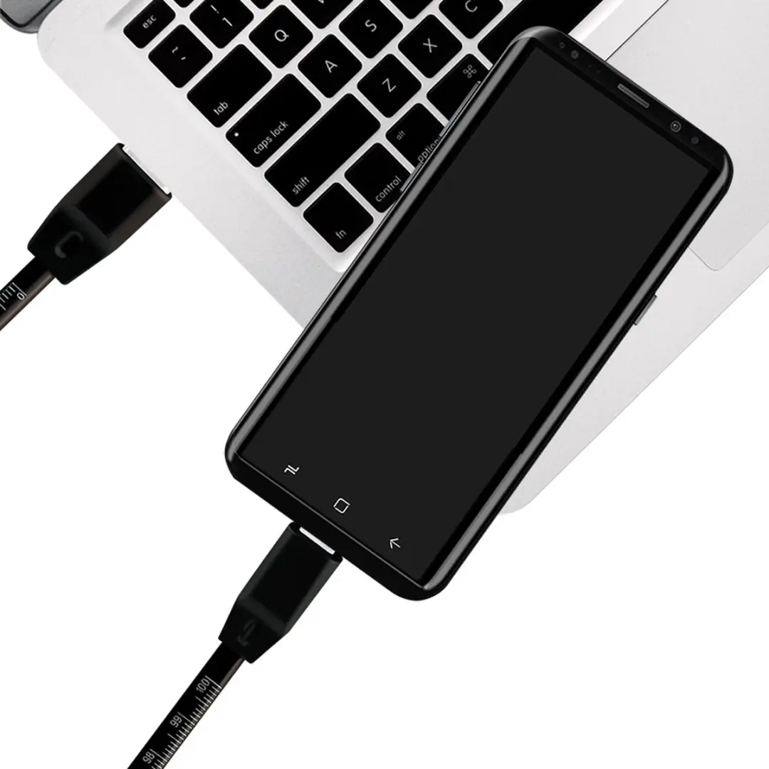 Logilink USB 2.0 A naar C Kabel 1m - Zwart