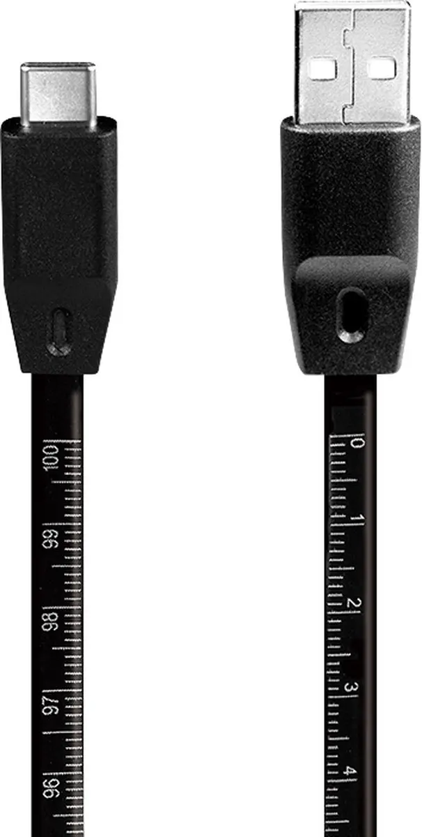 Logilink USB 2.0 A naar C Kabel 1m - Zwart