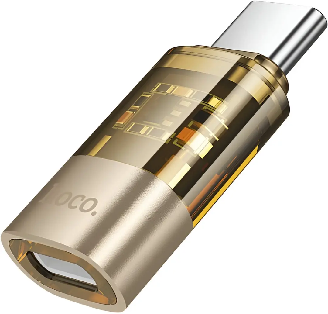 Hoco OTG Lightning naar USB-C Adapter 3A
