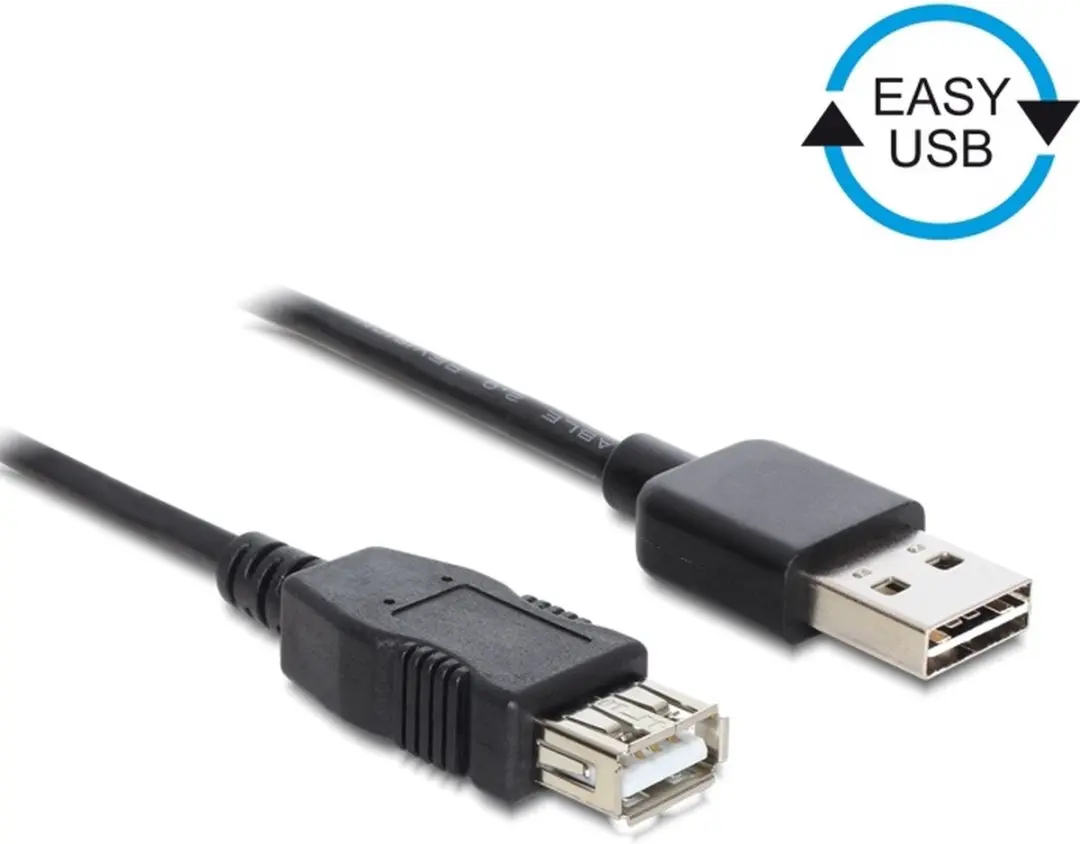 Delock EASY-USB 2.0-A USB 2.0-A Kabel 1m