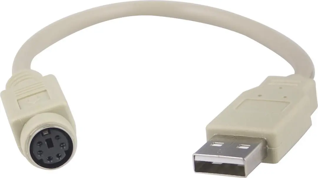 Deltaco USB-82 USB 2.0 PS/2 Adapter