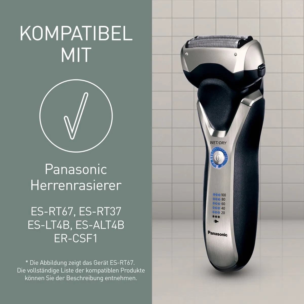 Panasonic WES9013Y Scheerset - Kleurenmix