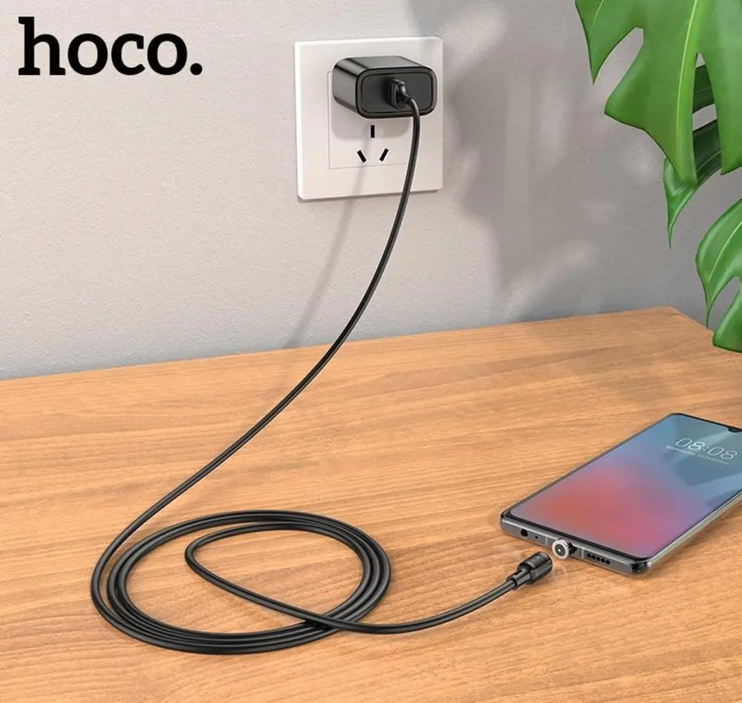 Hoco X52M Magnetische Oplaadkabel Micro-USB 1m - Zwart