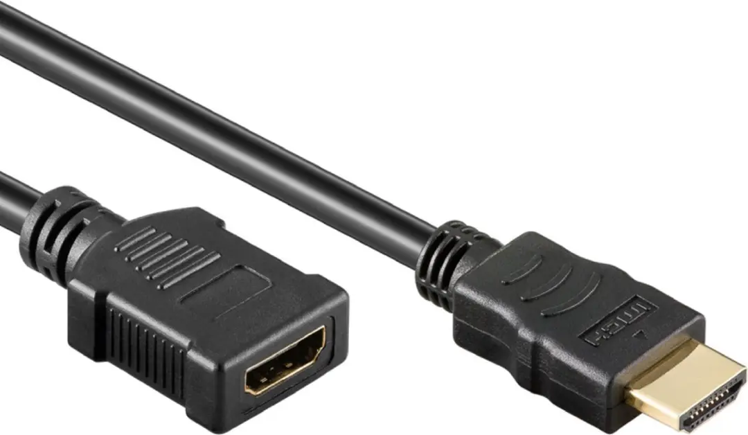 Nedis HDMI-Kabel CVGL34090BK10 1m - 4K@30Hz - ARC - 10.2 Gbps - Zwart