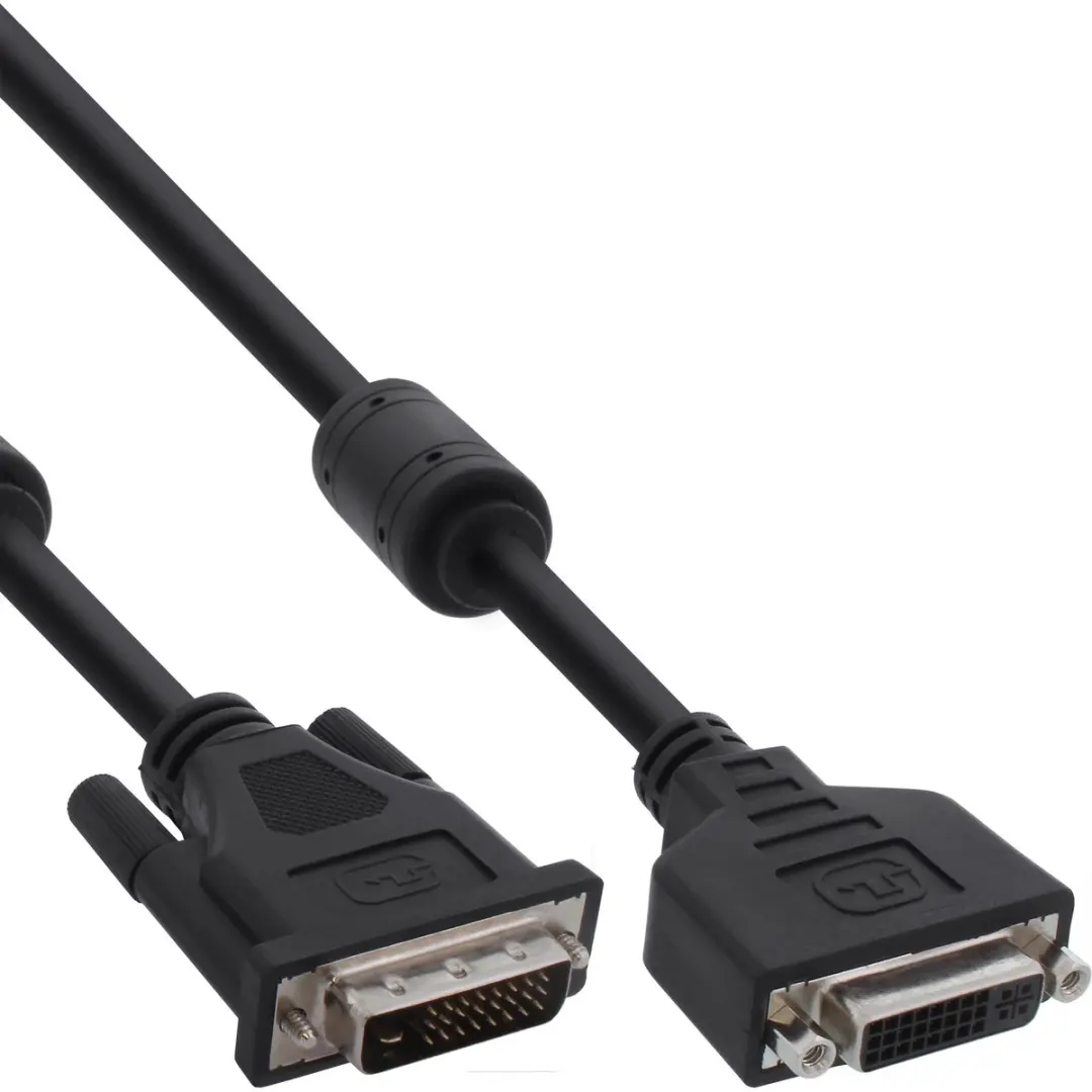 InLine DVI-D Kabel Dual Link 24+1 2m - Zwart