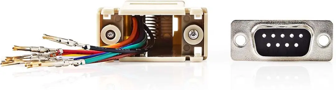 Nedis CCGB52820IV Seriële Adapter D-SUB 9 V-Ivoor
